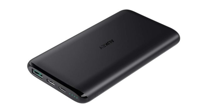 AUKEY USB C Power Bank, 10000mAh Portable Charger-min
