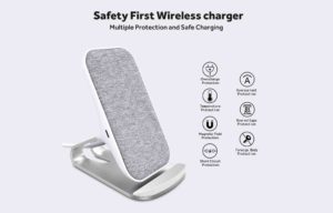 Lecone Fast Wireless Charger Fabric 10W-min