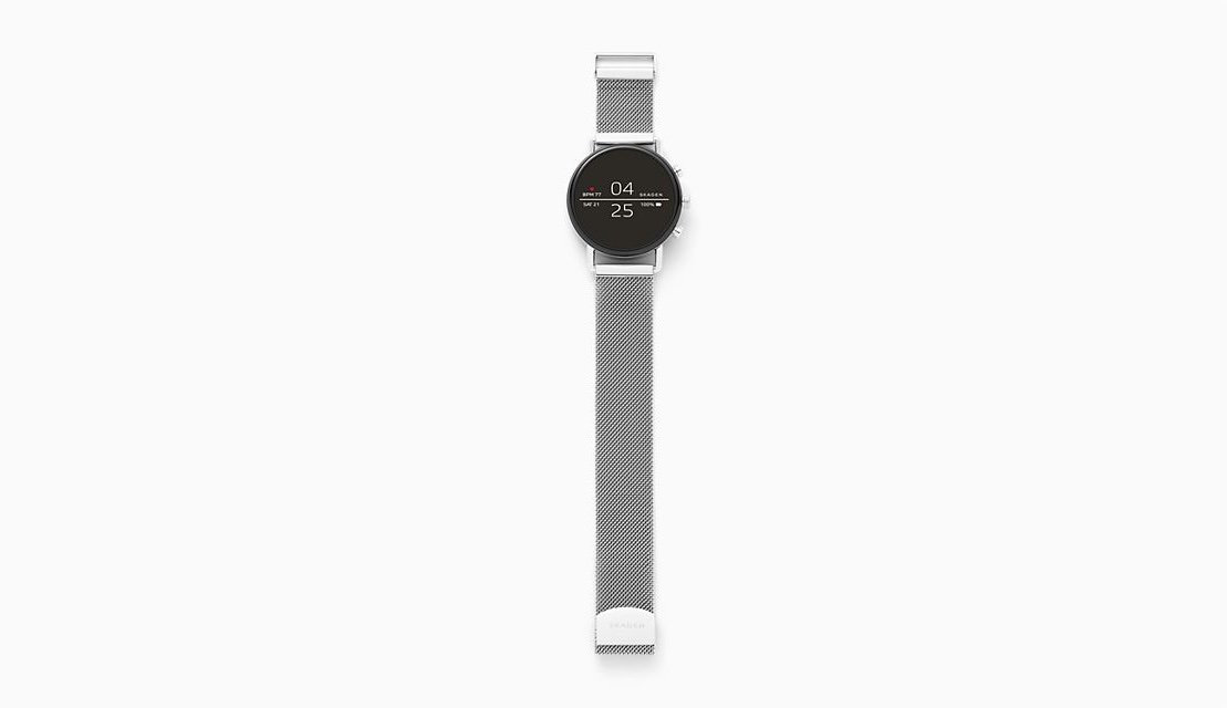 Skagen Connected Falster 2 Stainless Steel Touchscreen Smartwatch with Heart Rate