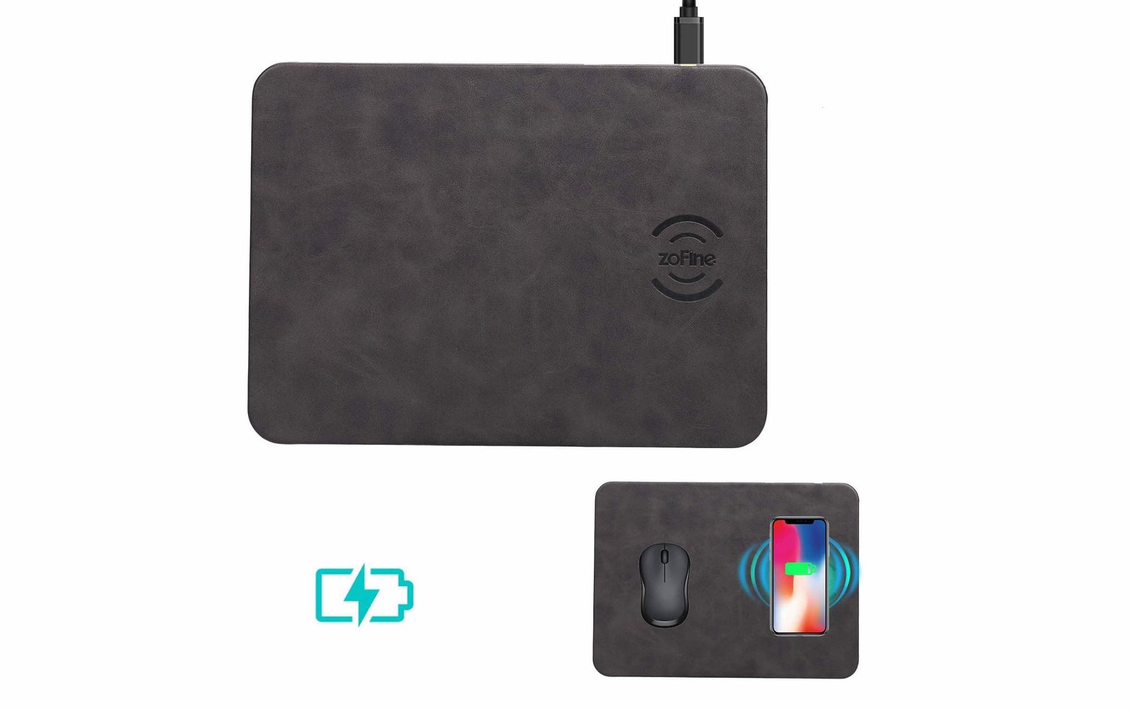 ZOFINE Wireless Charging Mouse Pad -min (1)