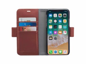 AmazonBasics iPhone X PU Leather Wallet Detachable Case-min