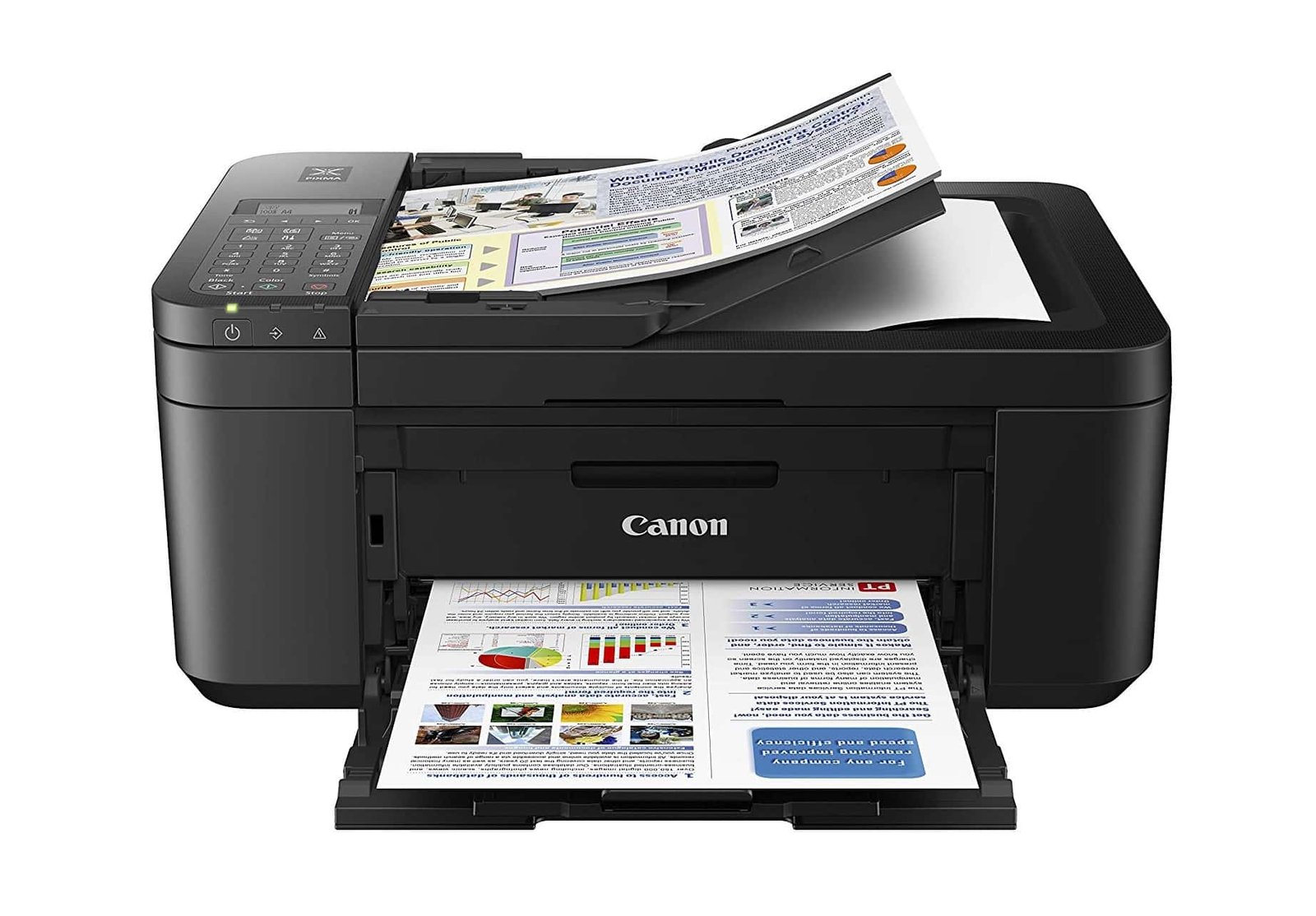 Canon PIXMA TR4520 Wireless All in One Photo Printer with Mobile Printing-min