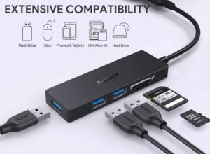 USB C Hub AUKEY 5 in 1 USB Type C Adapter-min