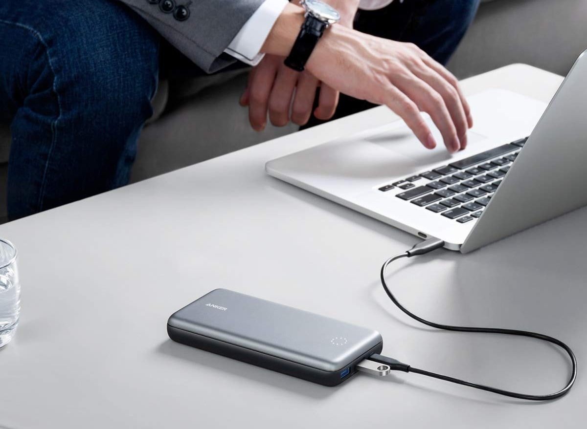 _Anker PowerCore+ 19000 PD Hybrid Portable Charger and USB-C Hub with Included USB-C Wall Charger-min