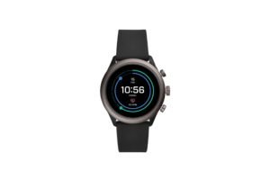 Fossil Men's Sport Metal and Silicone Touchscreen Smartwatch with Heart Rate, GPS, NFC, and Smartphone Notifications -min