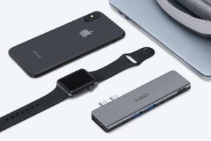 _AUKEY USB C Hub MacBook Pro (7 in 1) with 4K HDMI-min