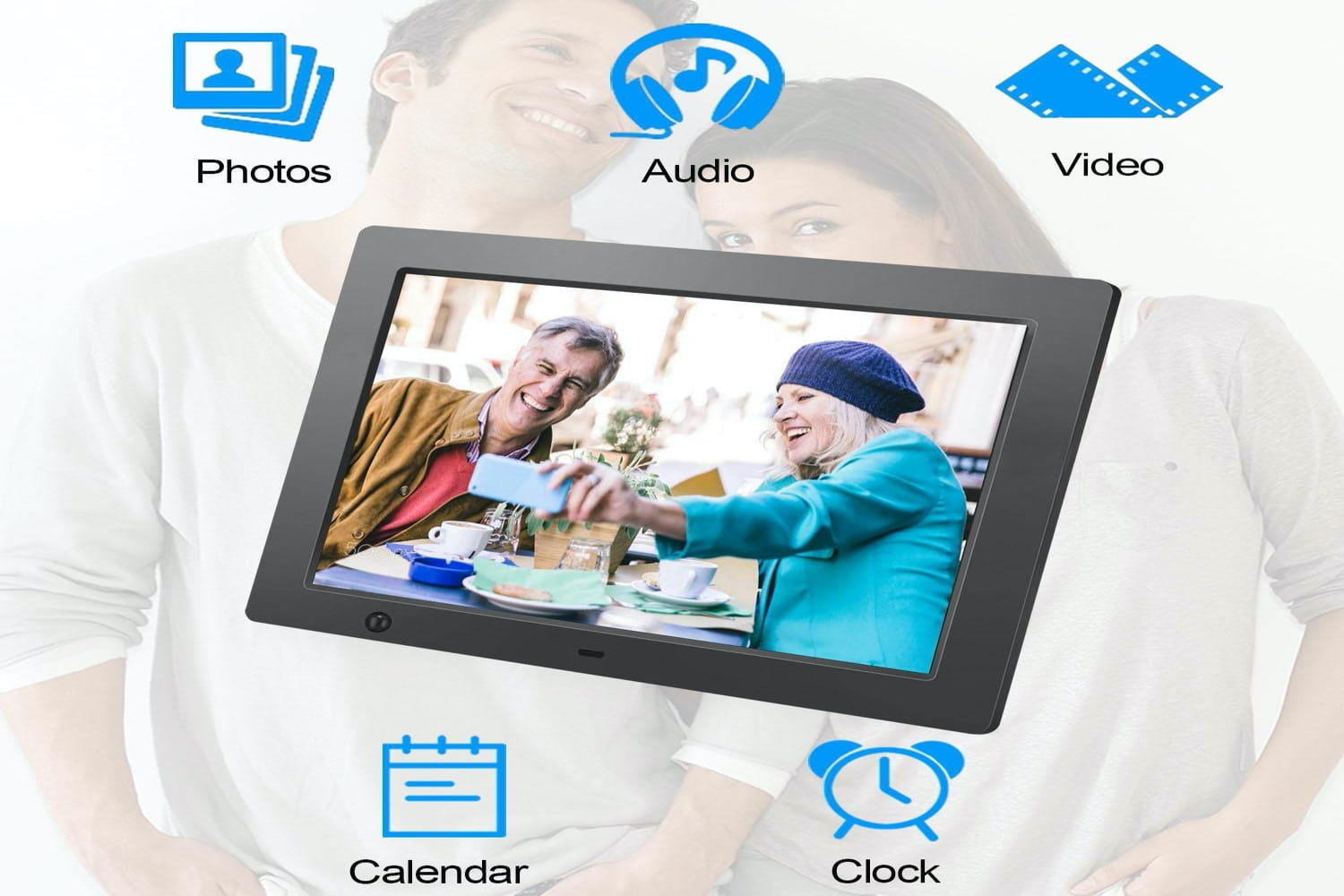 Digital Picture Frame 8 inch Electronic Photo Frame-min