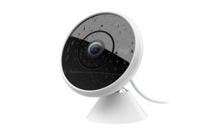 Logitech Circle 2 Indoor:Outdoor Wired Home Security Camera Works with Alexa