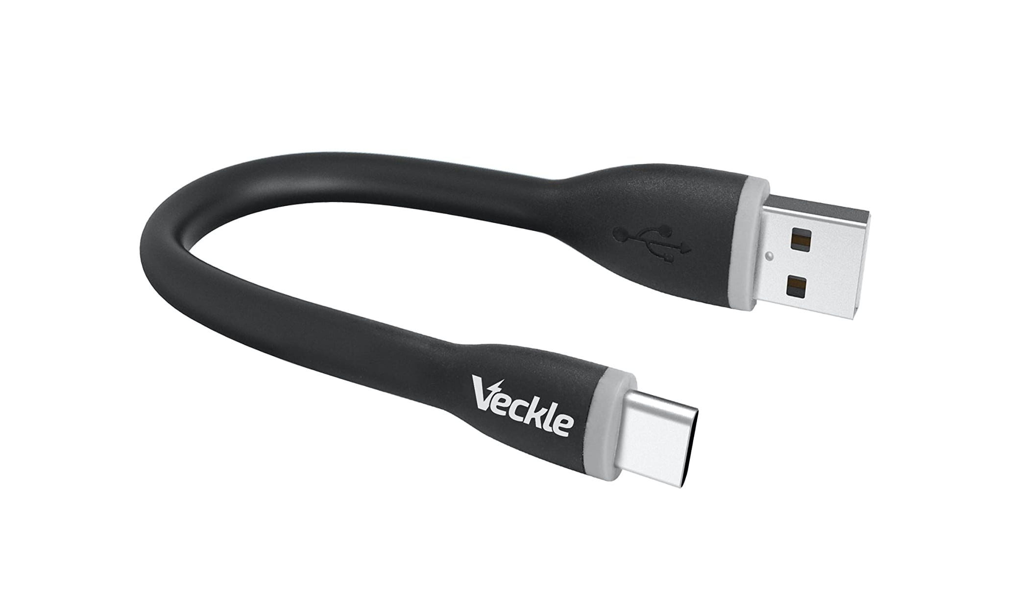 Veckle 0.5ft USB C Cable Type C to Type A Short Cable Portable-min