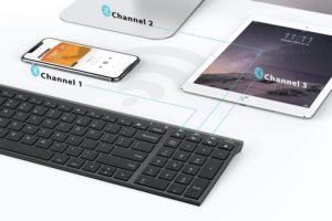 _iClever Bluetooth Keyboard, Universal Wireless Keyboard-min