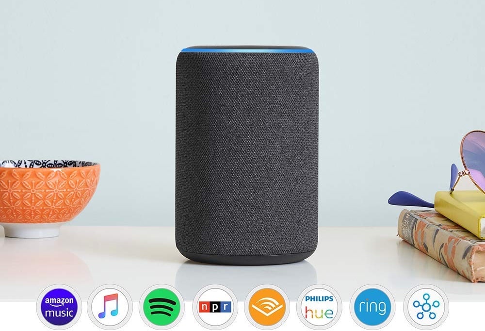All-new Echo (3rd Gen)- Smart speaker with Alexa- Charcoal -min (1)