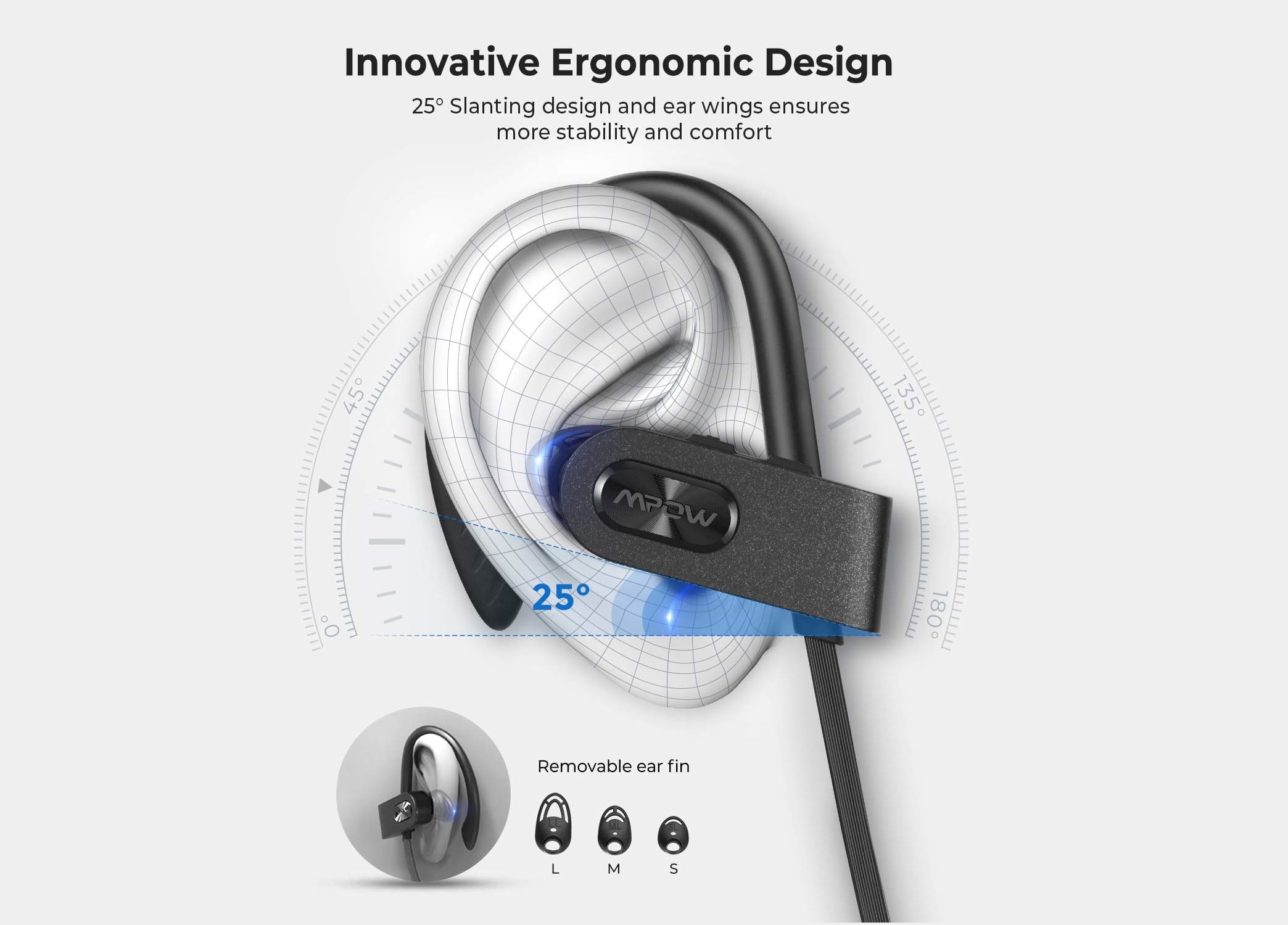 Mpow FLAME2 Bluetooth Headphones Sport-min