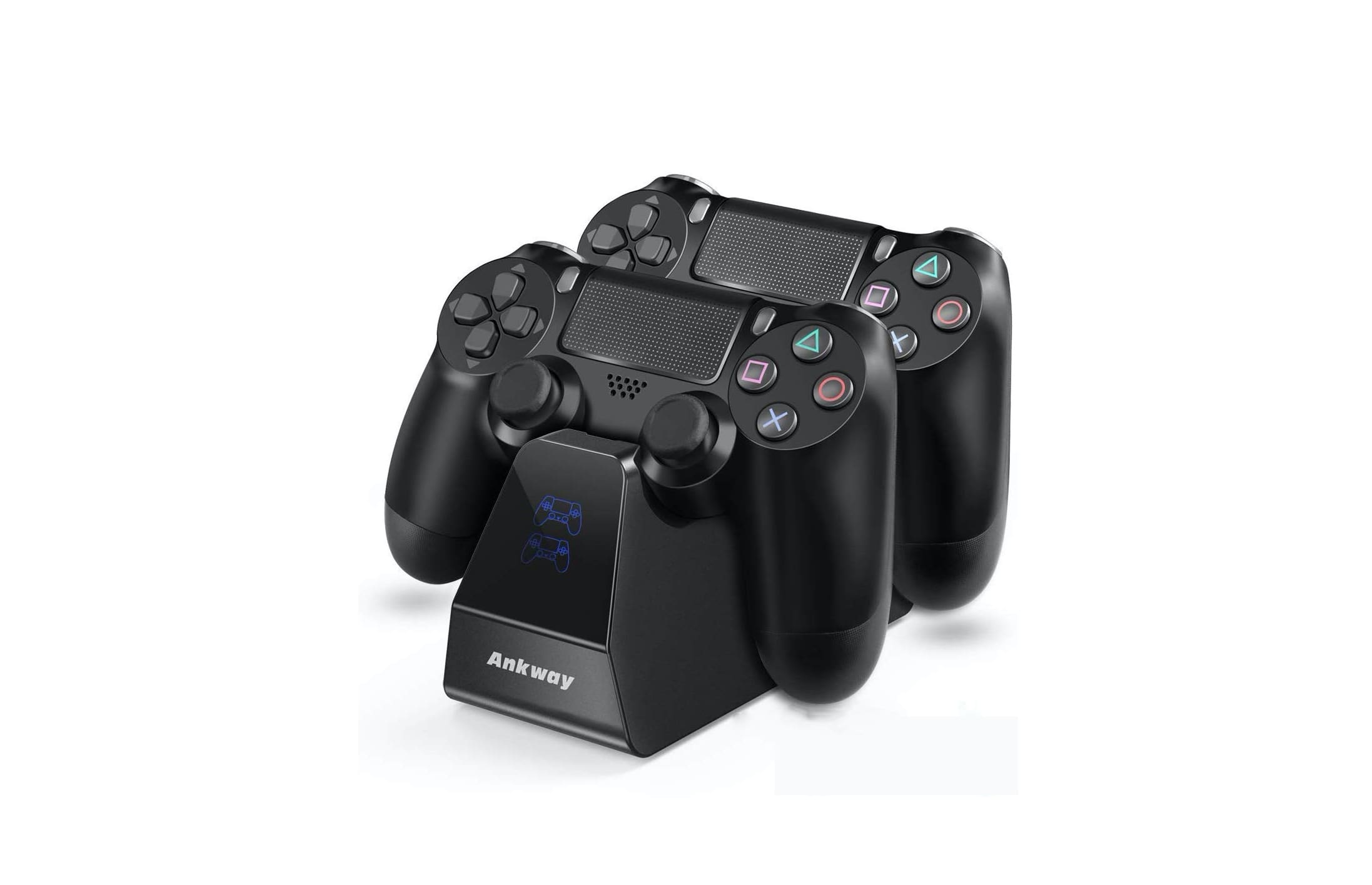 PS4 Controller Charger Ankway Dual Fast Charging Docking Station Stand -min