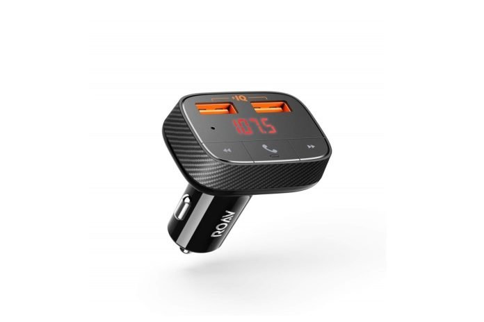 Anker Roav SmartCharge F0 Bluetooth FM Transmitter for Car-min