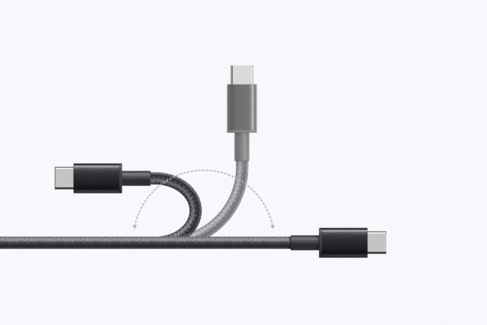 Nylon USB-C to USB-A Fast Charging Type C Cable