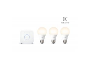 Philips Hue White LED Smart Light Bulb Starter Kit