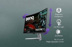 BenQ EX3203R Curved Gaming Monitor 31.5 inch WQHD