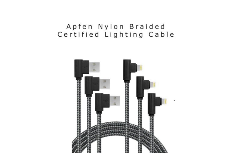 Apfen Nylon Braided Certified Lighting Cable
