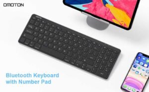 Omoton Ultra Slim Wireless iPad Bluetooth Keyboard