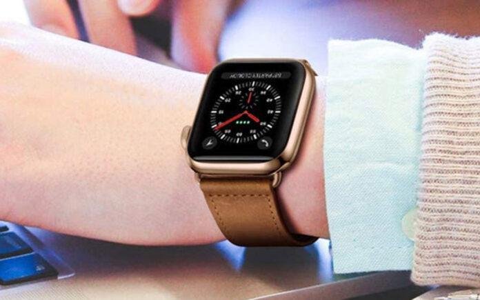 KYISGOS Leather Apple Watch Band