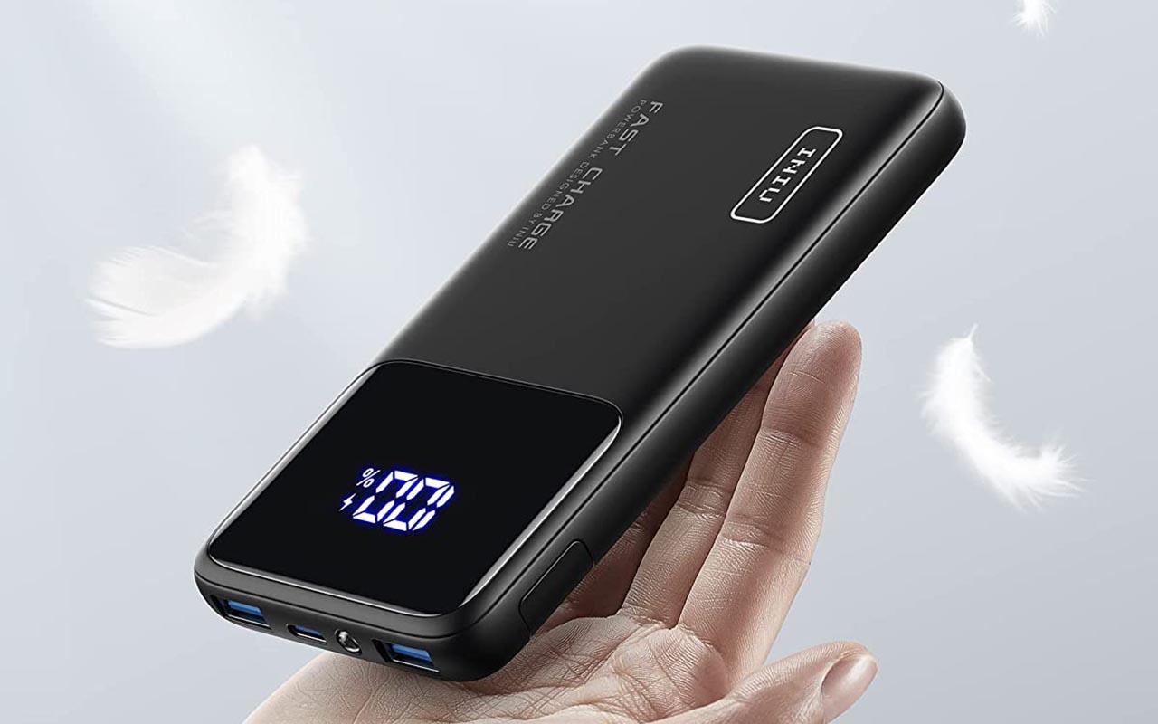 INIU 10500mAh USB C LED Display Power Bank
