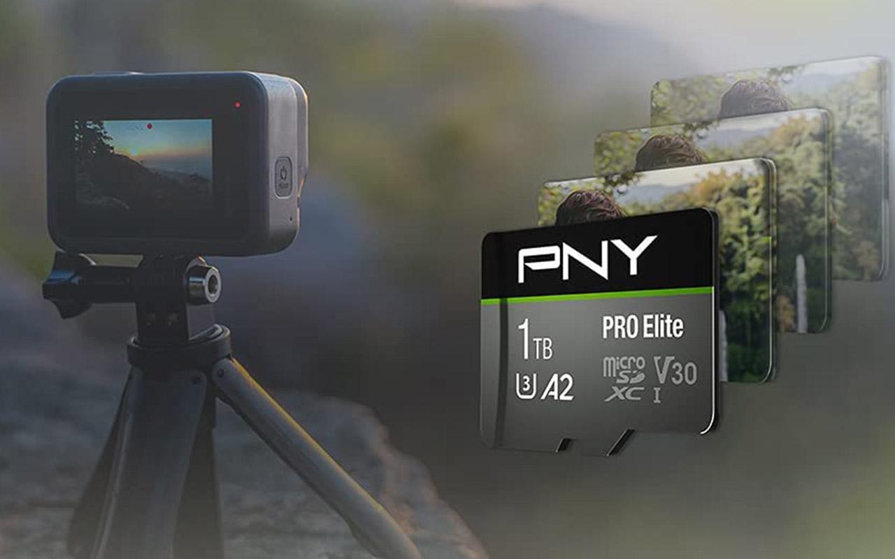 PNY 256GB PRO Elite Class U3 V30 microSDXC Card