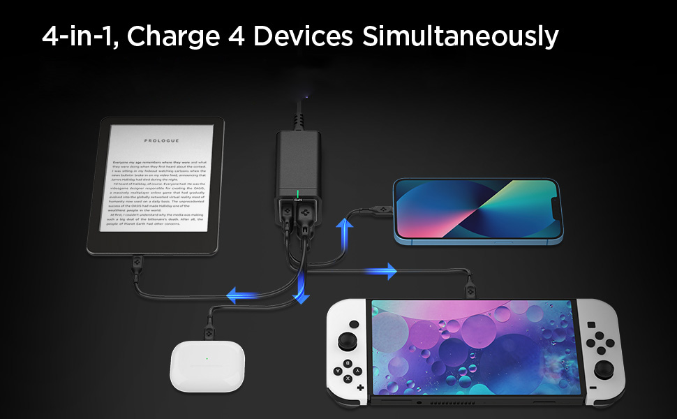 Spigen's 65W GaN III 4-port Charger