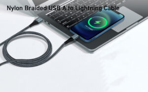 3 Pack of 6ft White Cat Nylon Braided iPhone Lightning Cable
