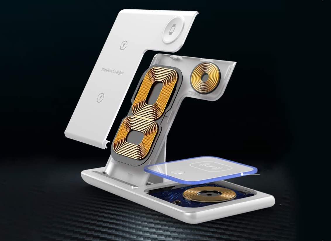 MILDILY 3 in 1 Wireless Charging Station