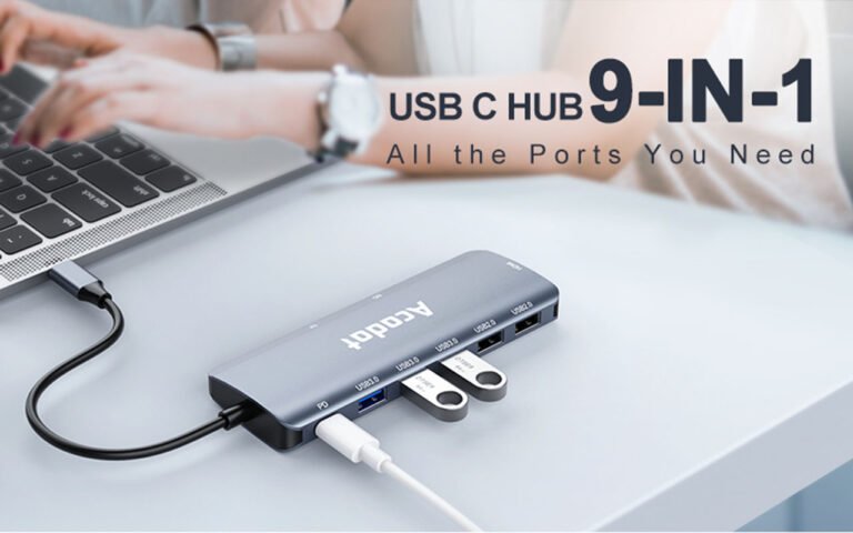 Acodot 9-in-1 USB C to HDMI Hub