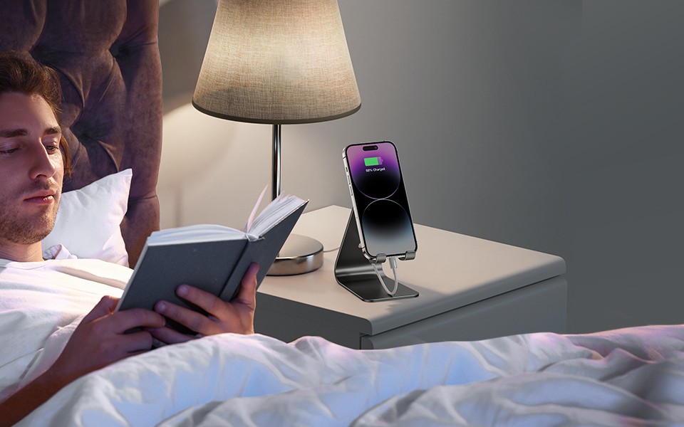 OMOTON Upgraded Aluminum Cell Phone Stand