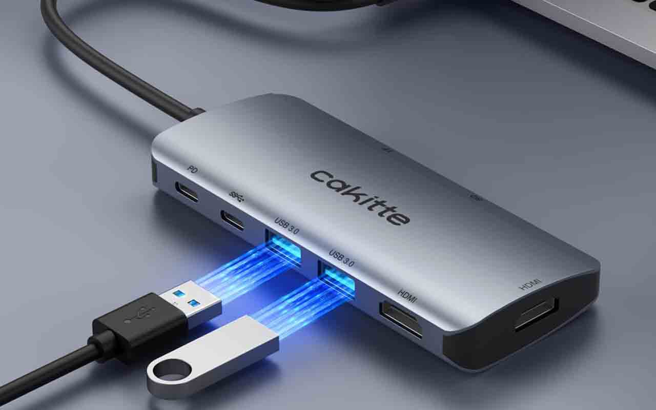 Cakitte 8-in-1 USB C Hub