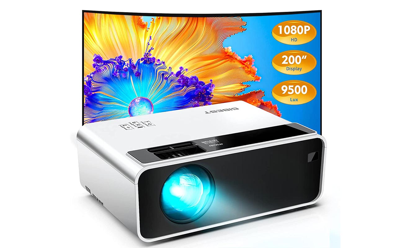 CiBest 1080P Outdoor Projector