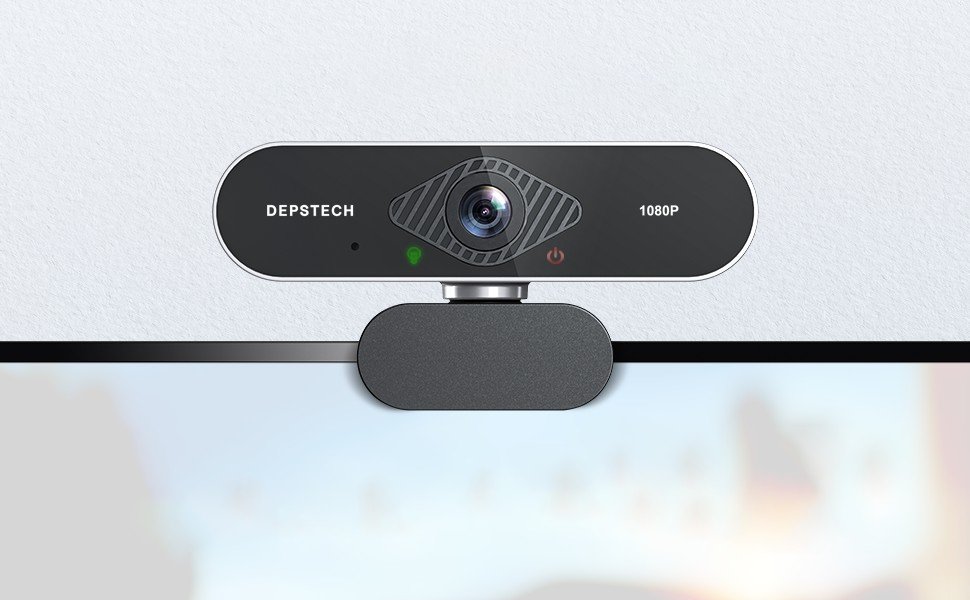 DEPSTECH 1080P Webcam with Microphone