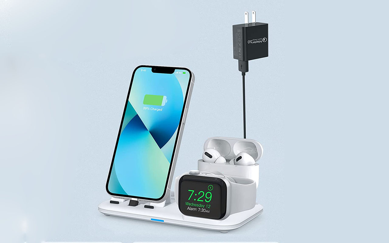 OLEBR 3-in-1 Wireless Charging Station