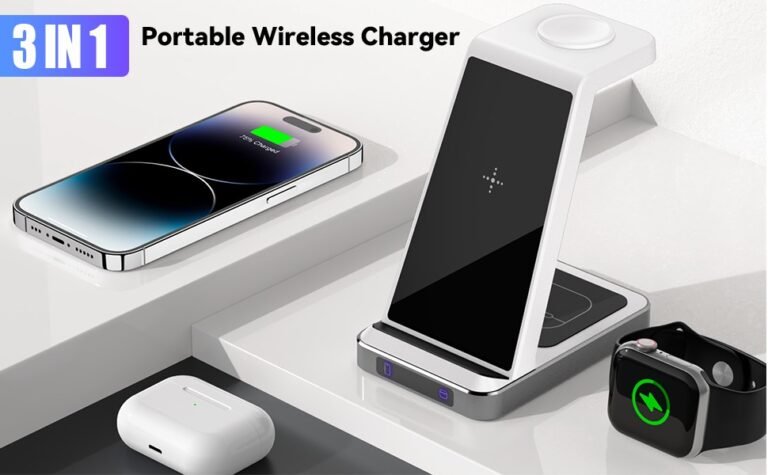 AZHWIN 3 in 1 Wireless Charger