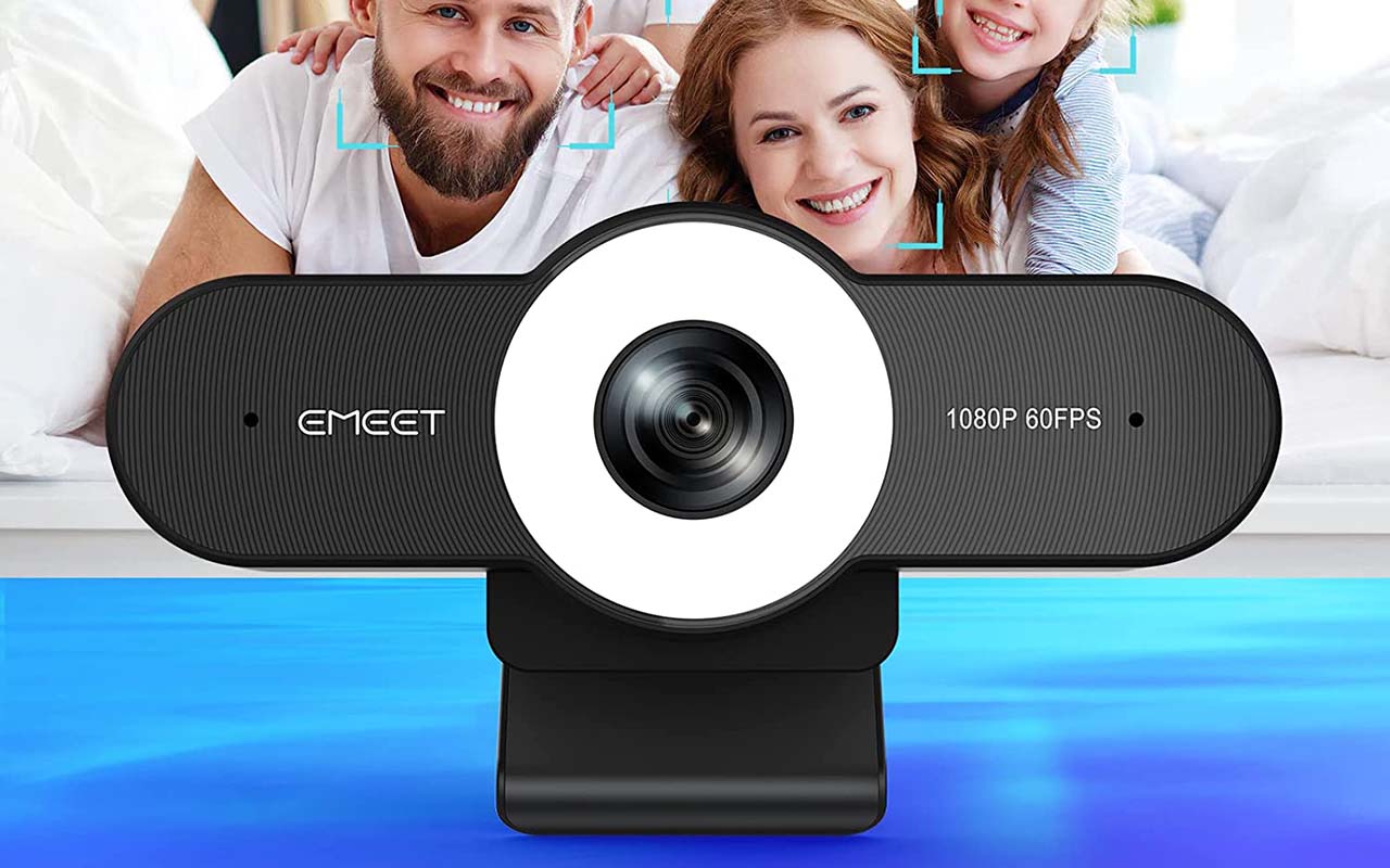 EMEET 1080P Webcam with Microphone