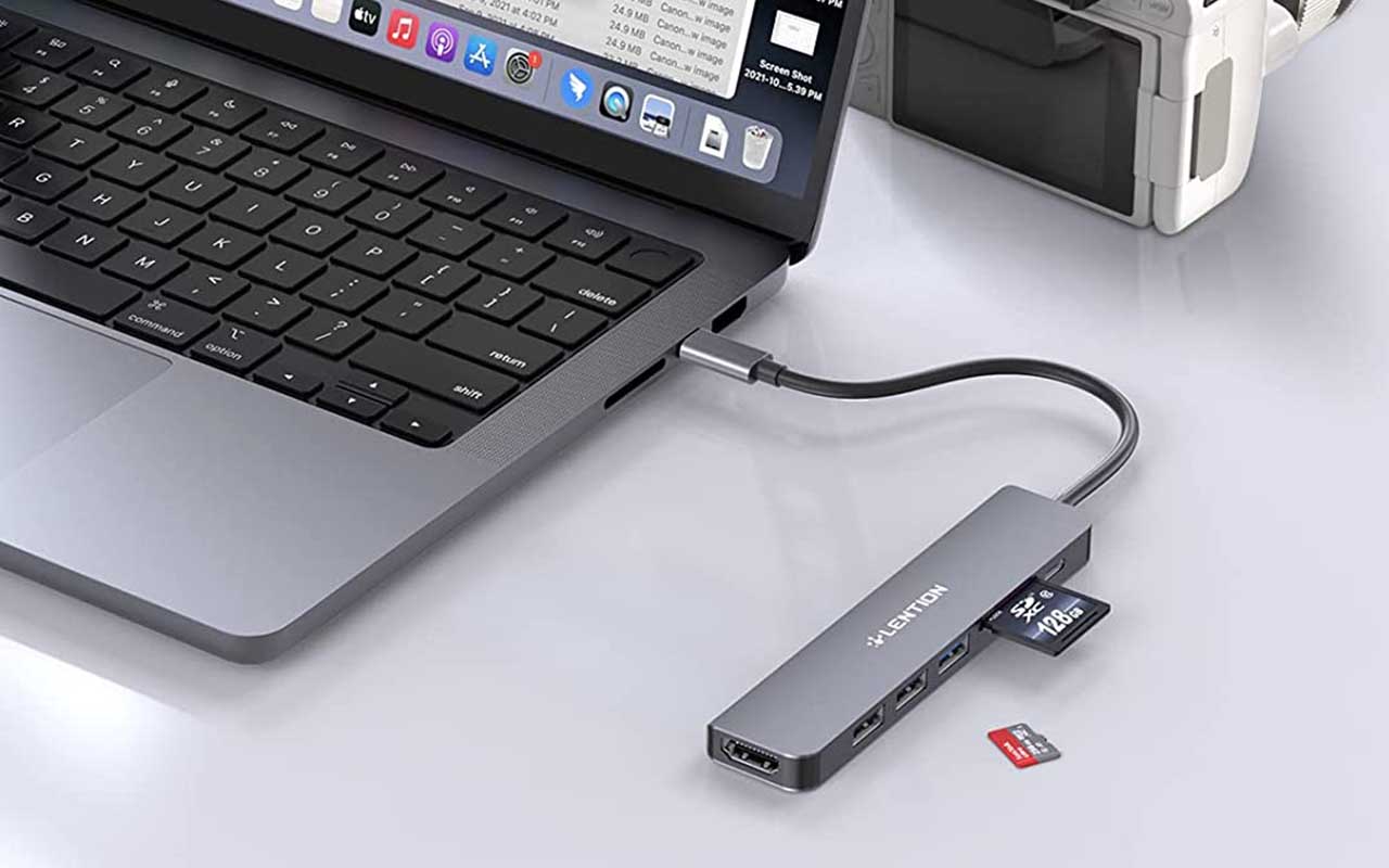 LENTION 7 in 1 USB C Hub