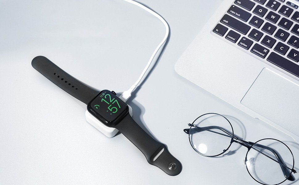 Nhcasurue 1200mAh Portable Apple Watch Charger