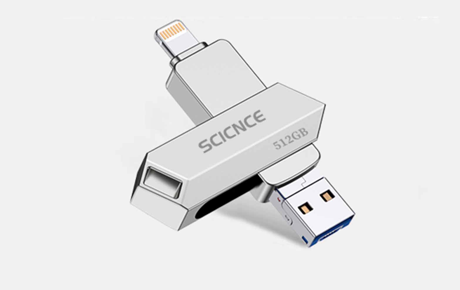 SCICNCE 512GB iPhone Flash Drive