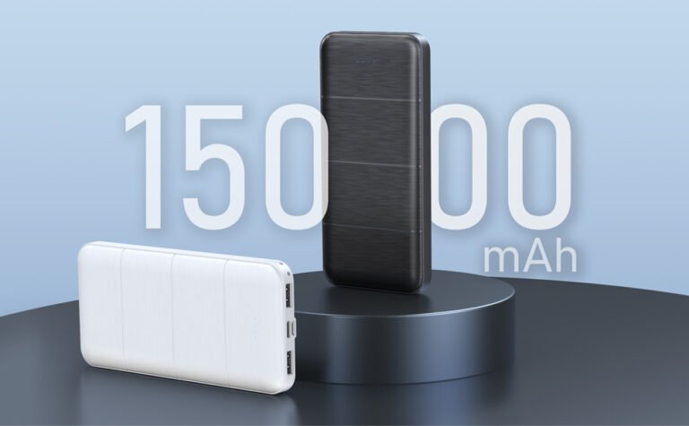 2 Pcs 15000mAh Dual USB Power Bank