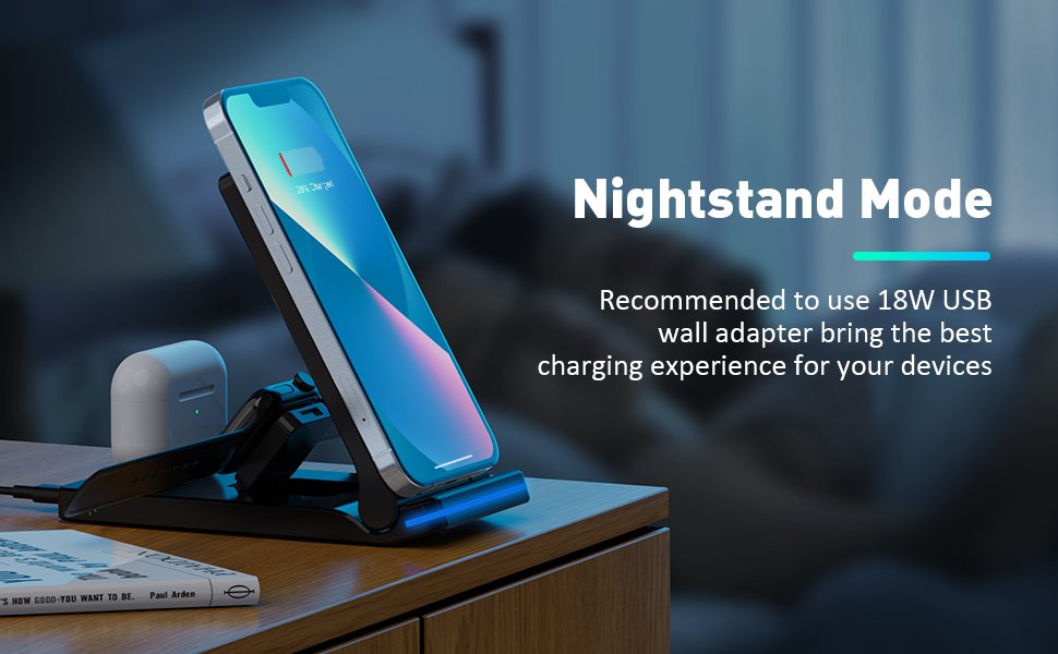3 in 1 Fast Wireless Charging Station