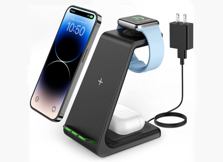 GEEKERA 3 in 1 Wireless Charger Dock Station