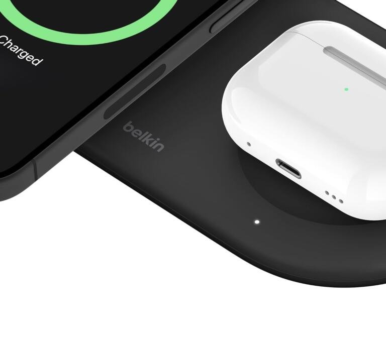 Belkin BoostCharge Pro 2-in-1 MagSafe-Compatible Wireless Charging Pad