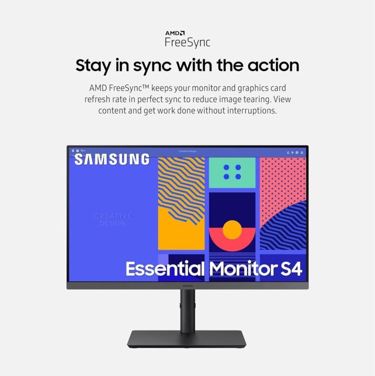 SAMSUNG 24-Inch S43GC Series Business Essential Computer Monitor